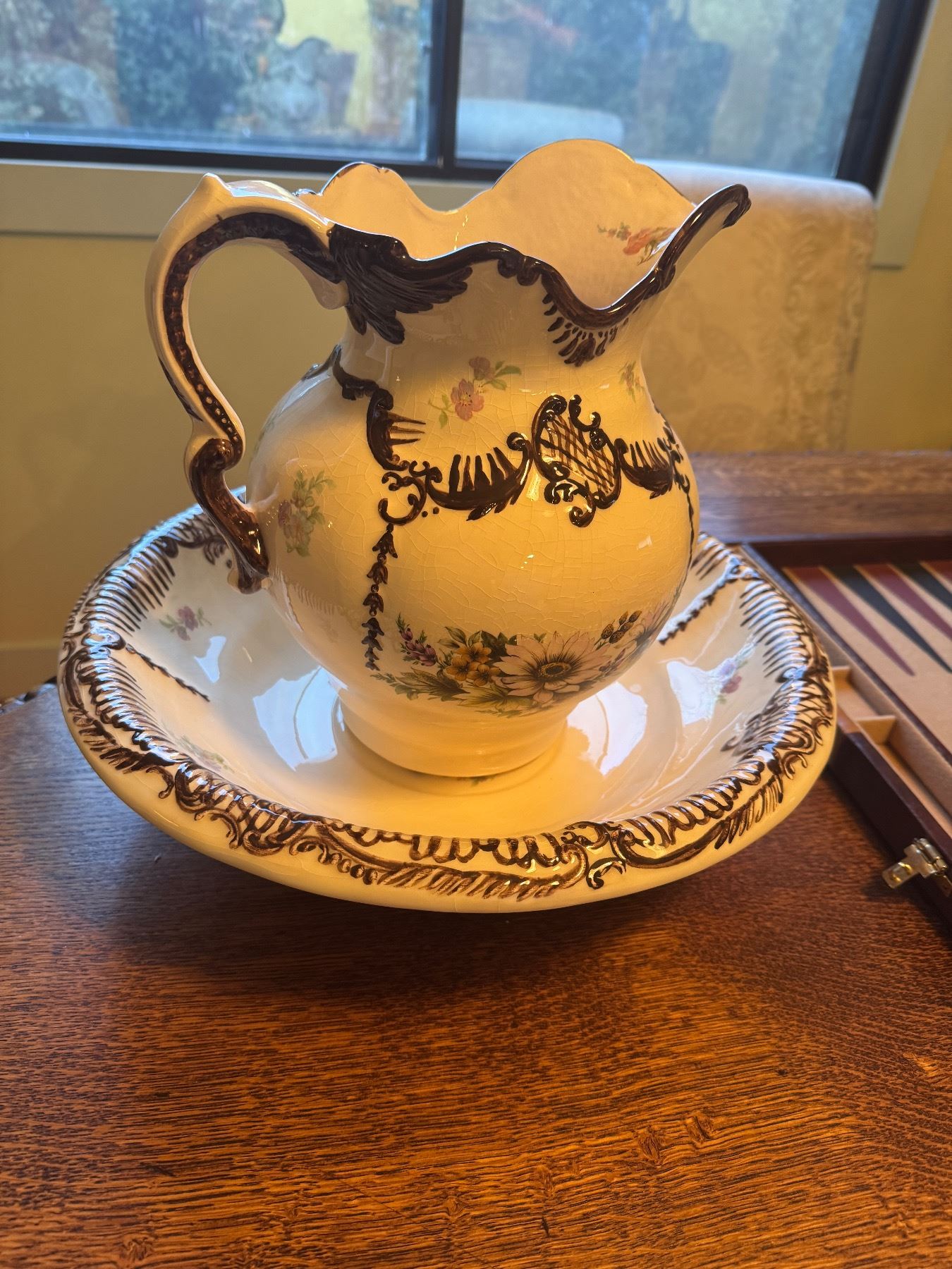 Pitcher and Bowl