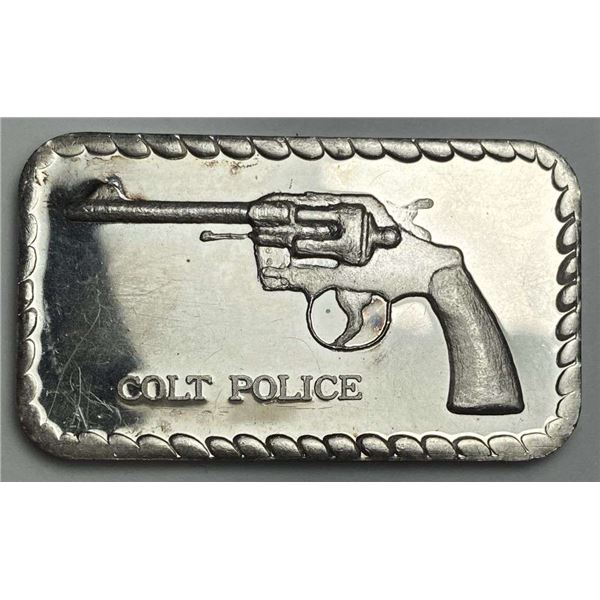 Colt Police 1 ozt .999 Silver Bar