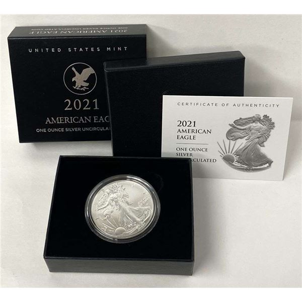 2021-W American Silver Eagle Type 2 OGP