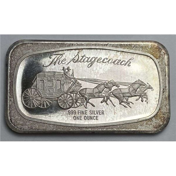 The Stagecoach 1 ozt .999 Silve Bar
