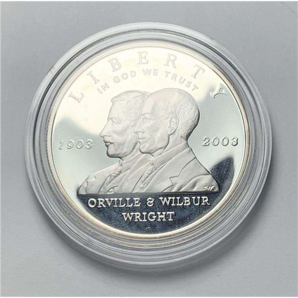2003-P Commemorative Orville & Wilbur Wright Proof Silver Dollar