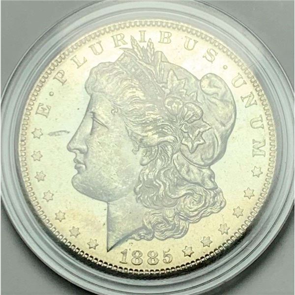1885-S Morgan Silver Dollar MS62