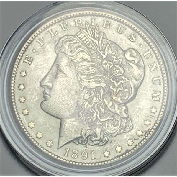 1891 Morgan Silver Dollar MS63