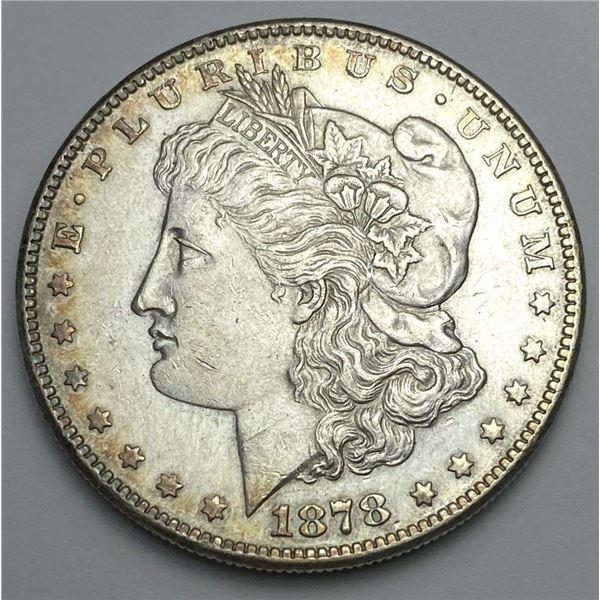 1878-S Morgan Silver Dollar AU55