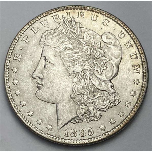 1885 Morgan Silver Dollar MS62