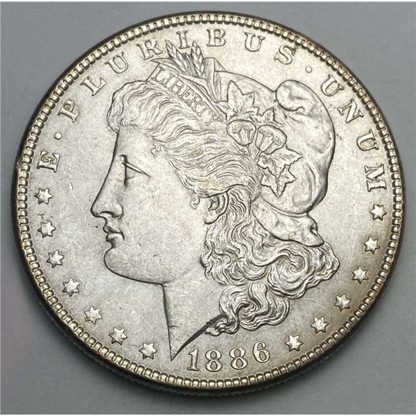 1886 Morgan Silver Dollar MS63