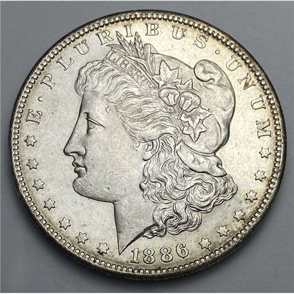 1886-S Morgan Silver Dollar MS64