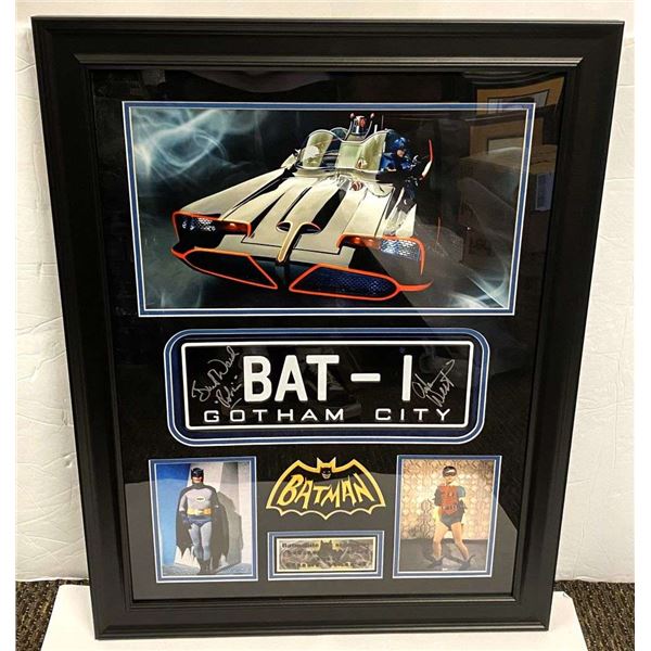 Original Batman Signed Graphic / License Plate