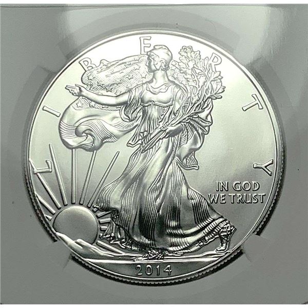 2014 American Silver Eagle NGC MS70 Early Releases
