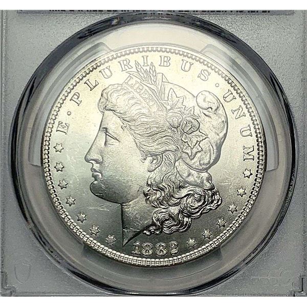 1882 Morgan Silver Dollar PCGS MS64