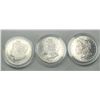 Image 1 : (3) 1882-O Morgan Silver Dollar MS63