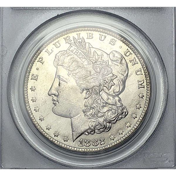 1882-O Morgan Silver Dollar PCGS MS64