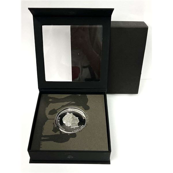 2022 Cook Islands $5 "Circles Of Life" Proof 1 ozt .999 Silver