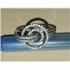 Image 2 : 14K White Gold - 80 Diamonds "Love Knott" Ring, Size 7.5, Bought in 2008 from Indepenent Jewellers i