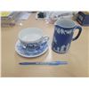 Image 1 : 2 - "Wedgwood" - 1 "Jasperware" and 1 "Enoch" Teacup