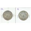 Image 1 : 2 Kennedy Half-Dollar 90% Silver UNC