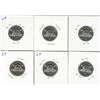 Image 1 : 6 CDN UNC 1958 Nickels