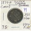 Image 1 : 1974 H CDN Quarter Scarce VF