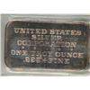 Image 2 : 1973 1oz .999 Silver San Diego Zoo United States Silver Corporation Bar