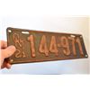 Image 2 : Pair of 1921 Ontario license plates - 144-971