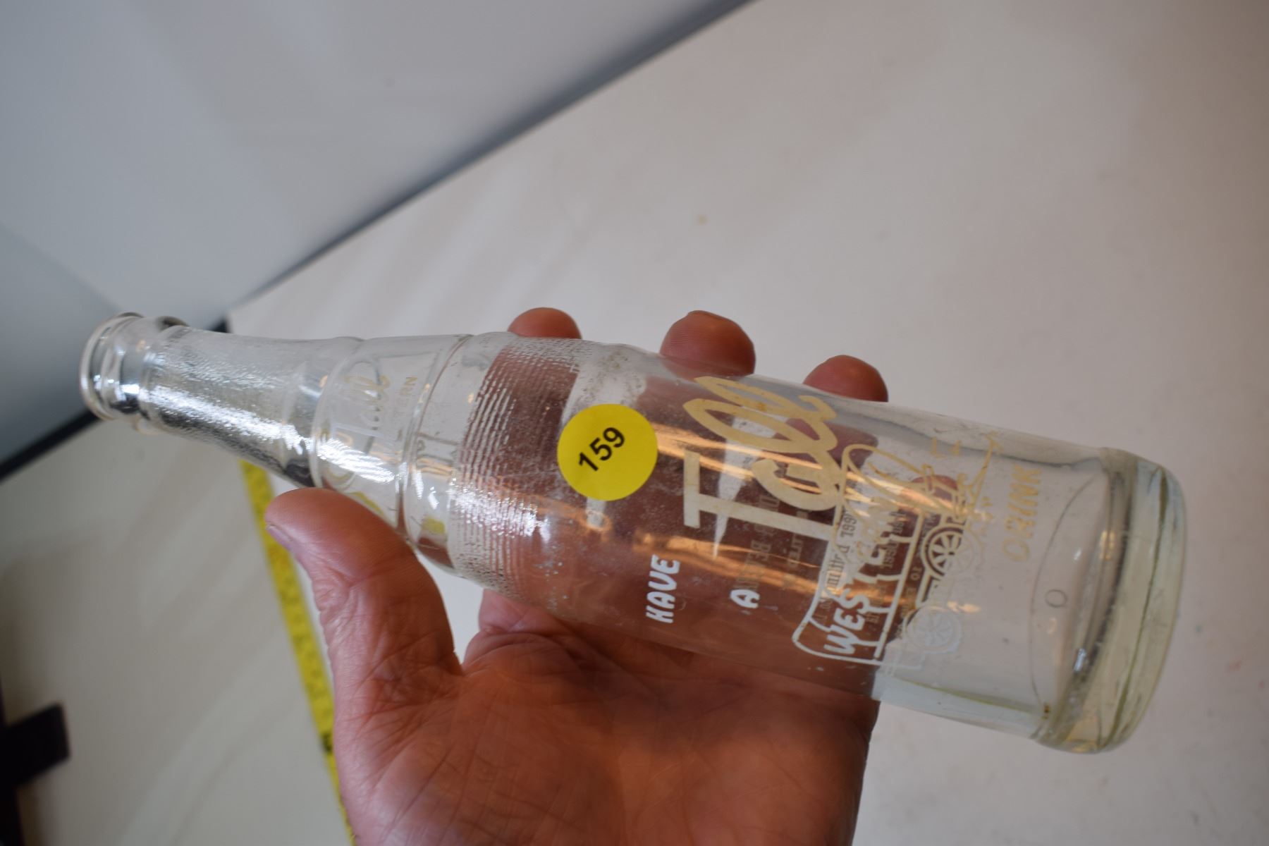 Tall Western drink Red Deer bottle Schmalz Auctions