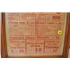 Image 3 : 1938 Framed grocery poster