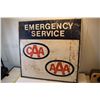 Image 1 : Heavy metal 2ft x 2ft CAA 2 sided sign