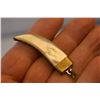 Image 3 : Brass box - mother of pearl folding knife - bearclaw