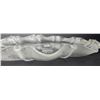 Image 2 : Frosted glass Christmas tray/bowl serving piece - 12.5"x17"