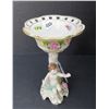 Image 2 : German hand painted candy dish, porcelain - 8"