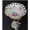 Image 4 : German hand painted candy dish, porcelain - 8"