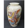 Image 1 : Chinese hand painted vase w/ birds 10"