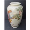 Image 2 : Chinese hand painted vase w/ birds 10"