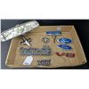 Image 1 : Ford, Chevy, Buick automotive car trunk, badges, etc.