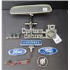 Image 2 : Ford, Chevy, Buick automotive car trunk, badges, etc.