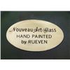 Image 3 : Nouveau art glass vases - Hand painted by Reuven