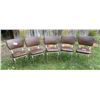 Image 1 : Set of 1950s Chrome Kitchen chairs, chrome is good - need upholstery