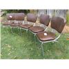 Image 2 : Set of 1950s Chrome Kitchen chairs, chrome is good - need upholstery