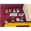Image 2 : 2 Pair of cuff buttons & 5 Asst plus 1 vtg box