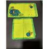 Image 1 : Set of 4 linen placements (11" x 18") and 4 napkins (11" x 11")