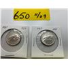 Image 1 : Set of two 1967 centennial quarters