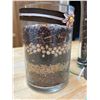 Image 2 : seed samplers in clear glass holders
