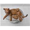 Image 2 : Ceramic Lioness with Cubs on Rock