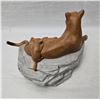 Image 3 : Ceramic Lioness with Cubs on Rock