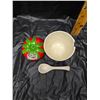 Image 3 : Vintage Strawberry Dish with Spoon