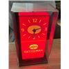 Image 1 : Gentleman Lager Beer Clock, Lights up