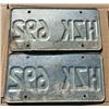 Image 2 : 1982 Pair of Saskatchewan License Plates