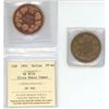 Image 1 : Pattern Coins Struck for Consideration, never issued 2- CDN Dollars 1- BRONZE, 1 COPPER