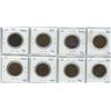 Image 1 : 8 Canadian Large cents 1902-1906,08- AU, 1907,1910- UNC