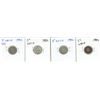 Image 1 : 4- NFLD Silver five cent 1941C,43C,44C,45C AU-UNC